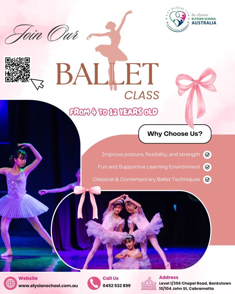 Ballet Class at Elysian School Australia