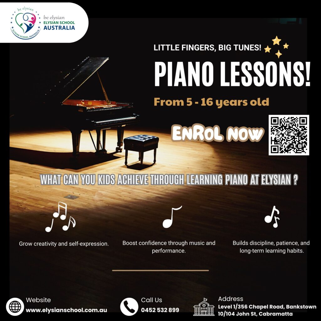 Kids Piano Class at Elysian School